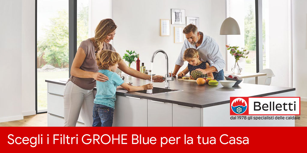 Sistemi di filtrazione acqua GROHE Blue per la tua casa a Rovigo