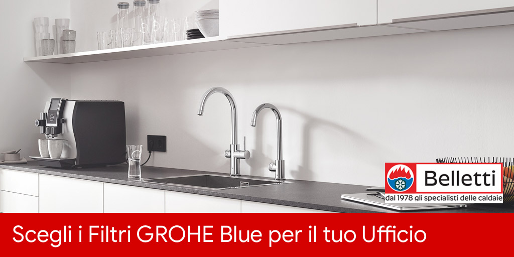 Sistemi di filtrazione acqua GROHE Blue per il tuo ufficio a Rovigo